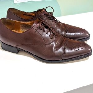 Gucci Brown Leather Oxfords size 8 1/2